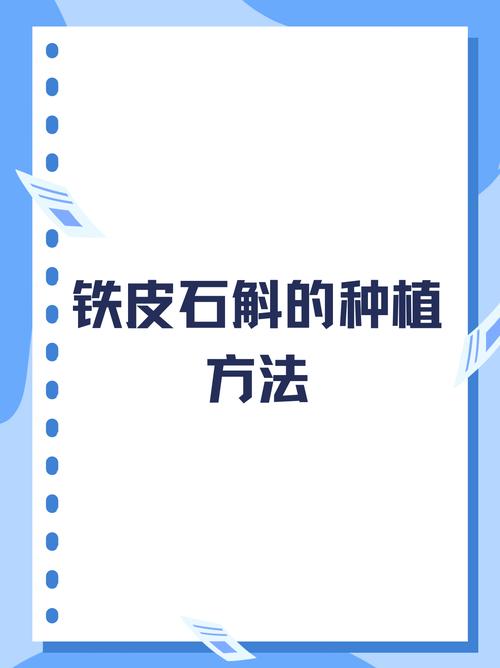 铁皮石斛怎么种，铁皮石斛怎么种植比较好？-第6张图片-优品飞百科