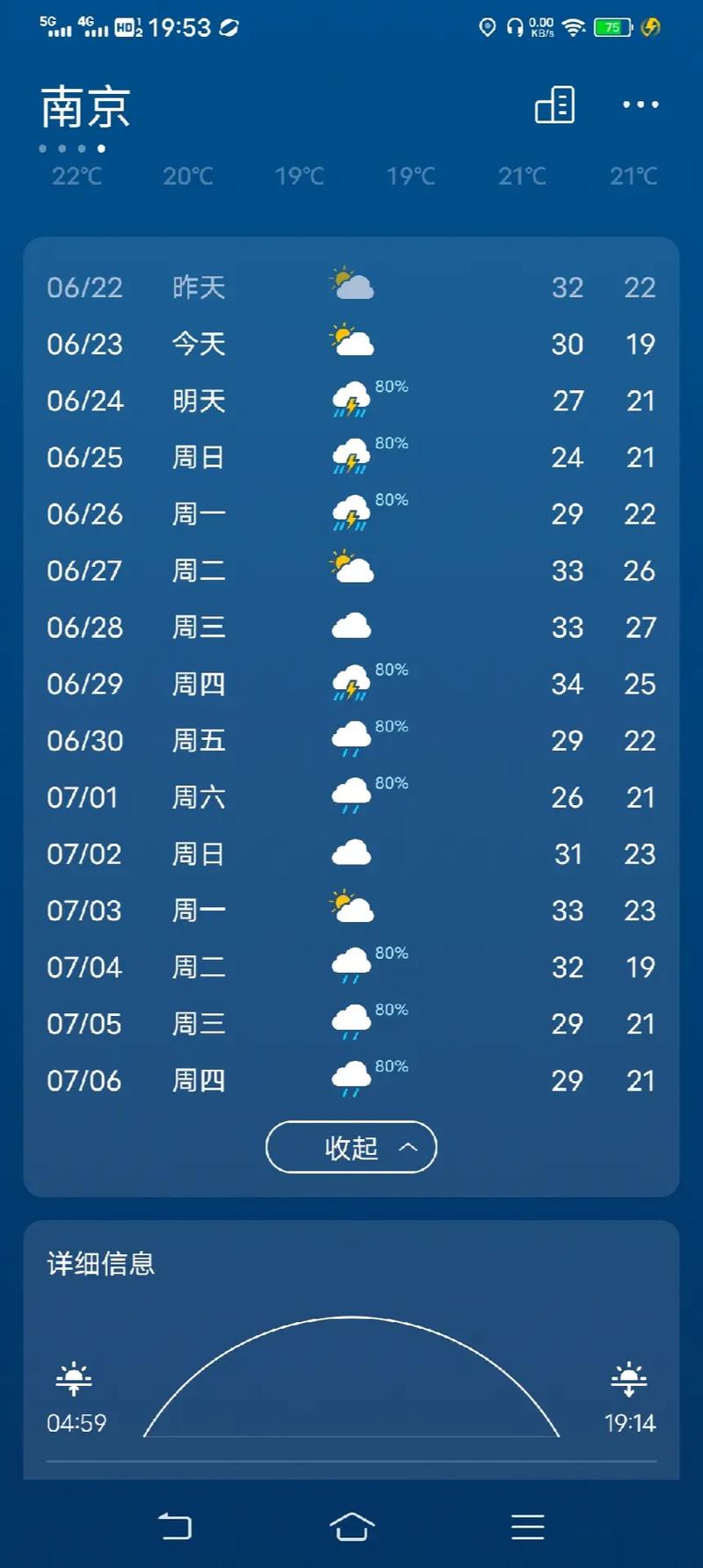 南京天气预报南京？南京天气预报详细？