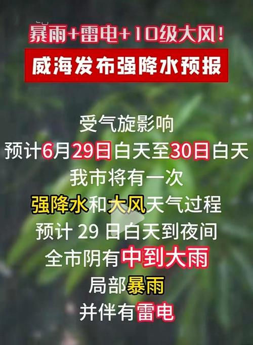 威海天气台风预警，威海天气预报台风？-第4张图片-优品飞百科