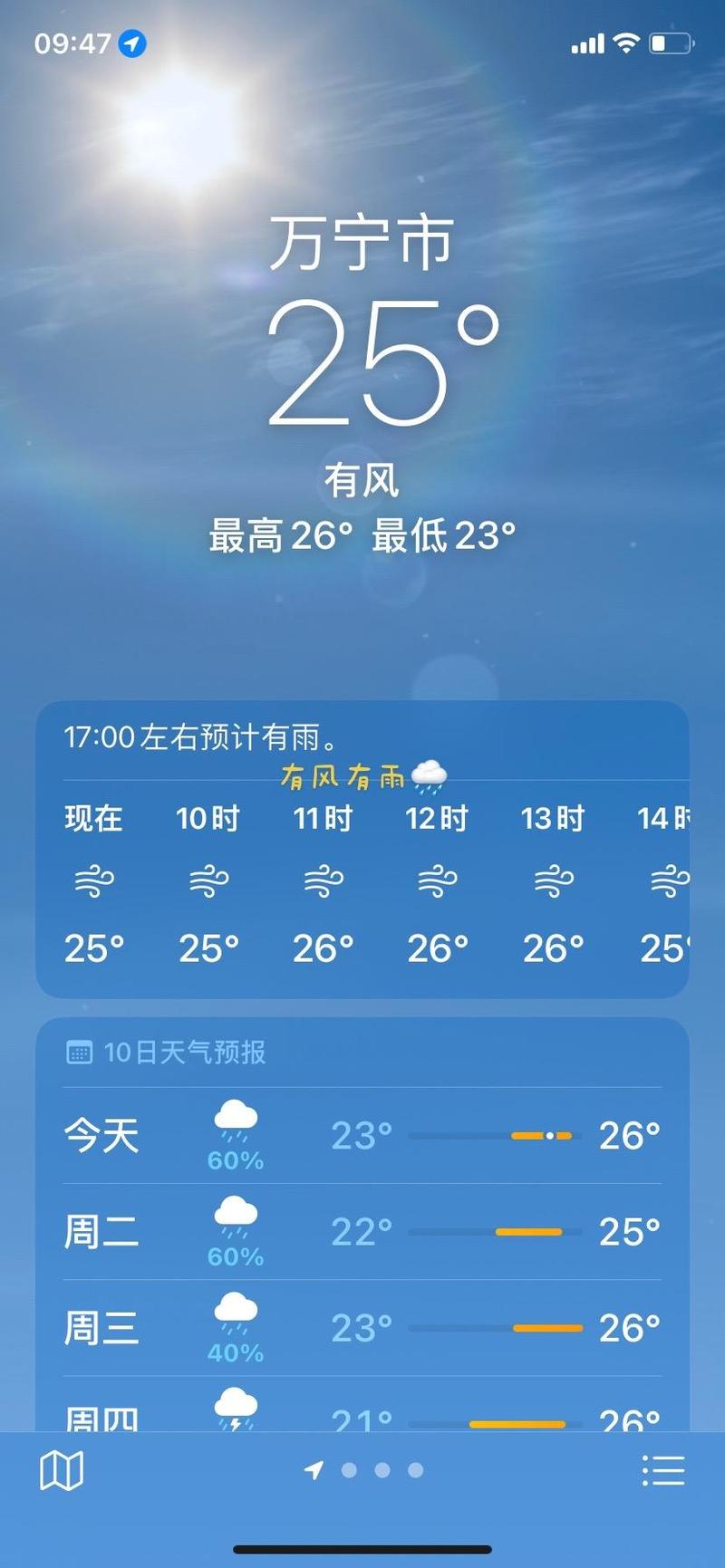 重庆万州天气预报15天查询精准，万州天气预报15天40天？-第4张图片-优品飞百科