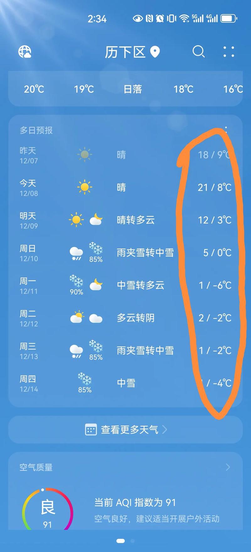 济南天气预报一星期查，济南天气预报一周15天最新-第6张图片-优品飞百科