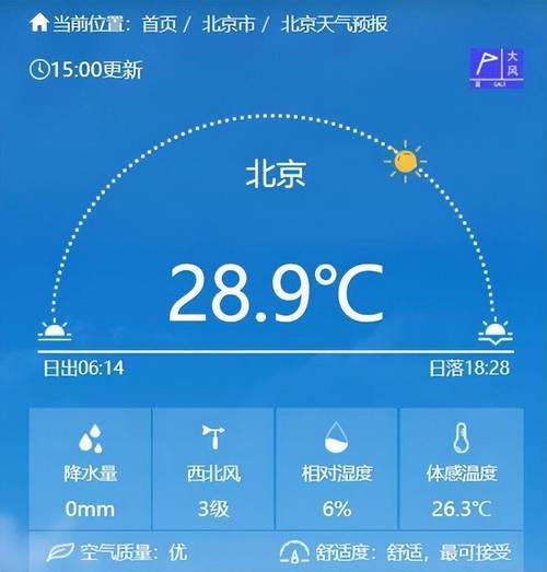 今日海淀24小时天气，今日海淀24小时天气情况-第1张图片-优品飞百科