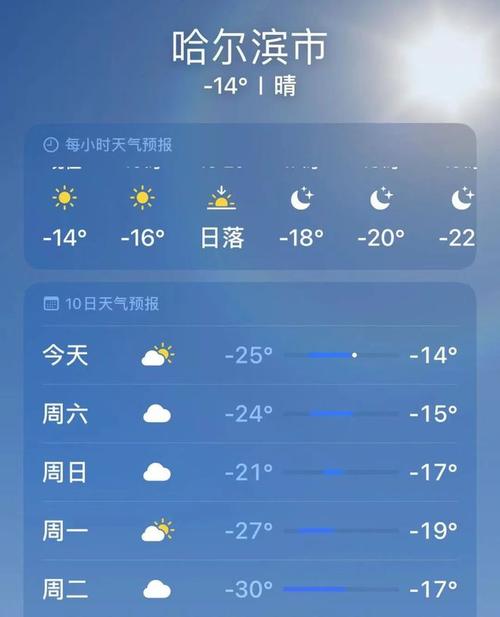 三十天的哈尔滨市天气预报，哈尔滨天气预报三十天查询-第4张图片-优品飞百科