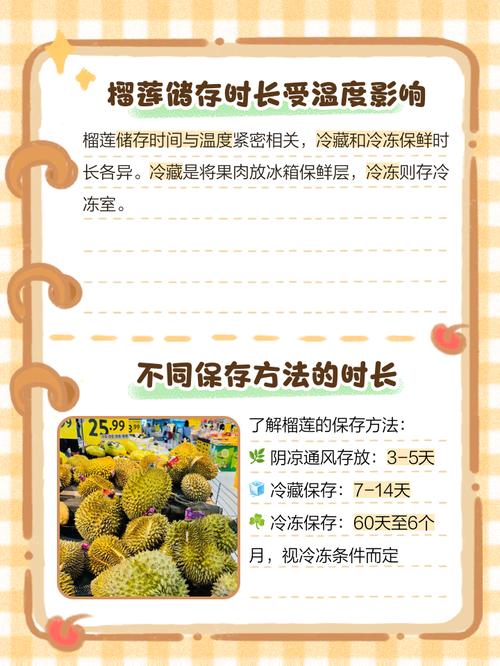 榴莲能放多久，榴莲图片，榴莲能存放几天-第3张图片-优品飞百科