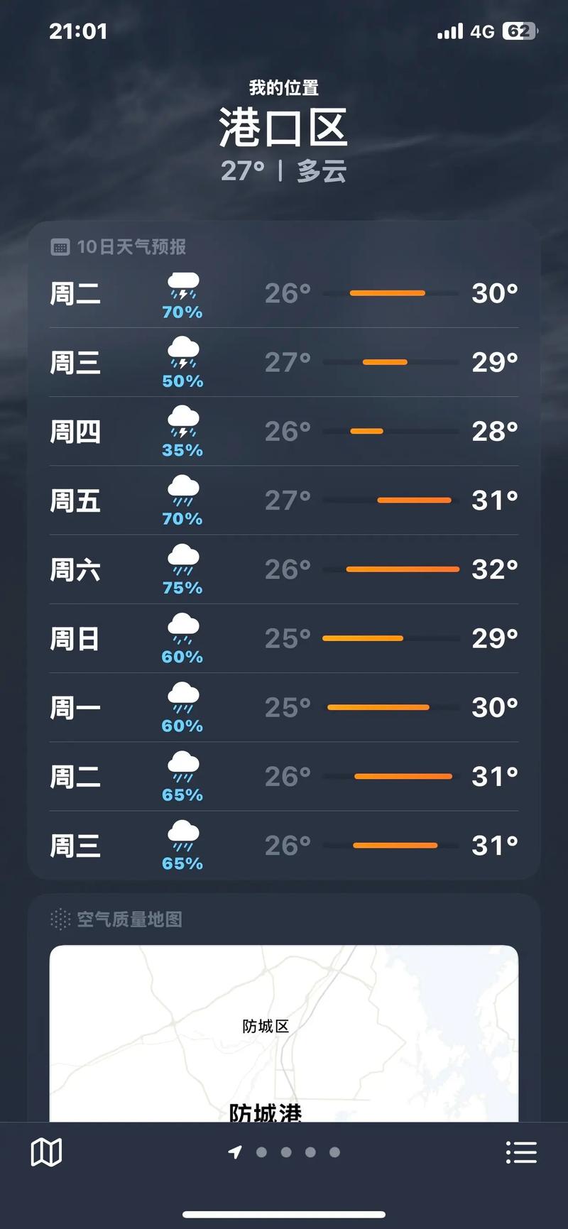 银滩天气预报，乳山银滩天气预报-第8张图片-优品飞百科