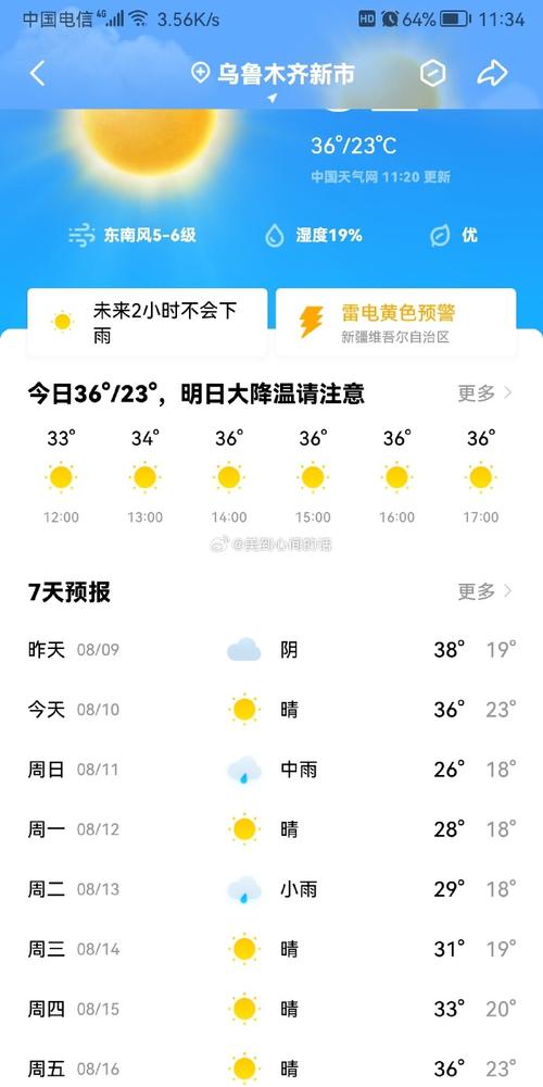 乌鲁木齐的天气预报？现在乌鲁木齐的天气预报？-第1张图片-优品飞百科