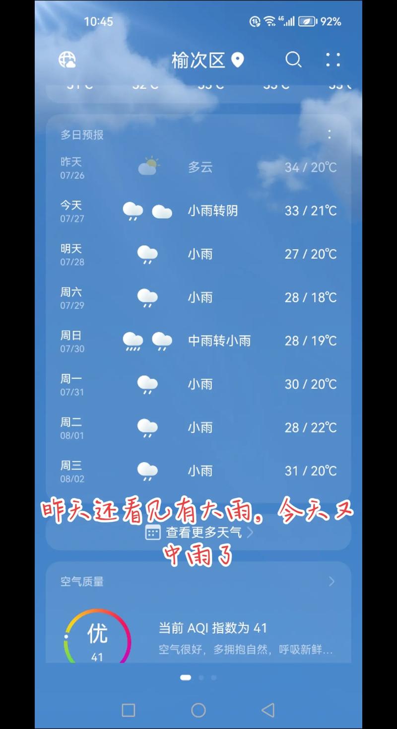 榆树天气预报一周天气，榆树天气预报一周天气情况？-第3张图片-优品飞百科