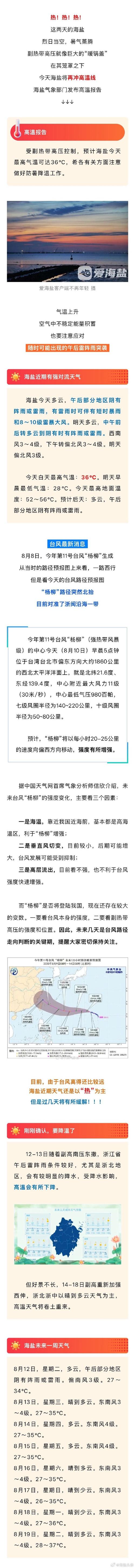 海盐一周天气预报，海盐一周天气预报精准？-第1张图片-优品飞百科