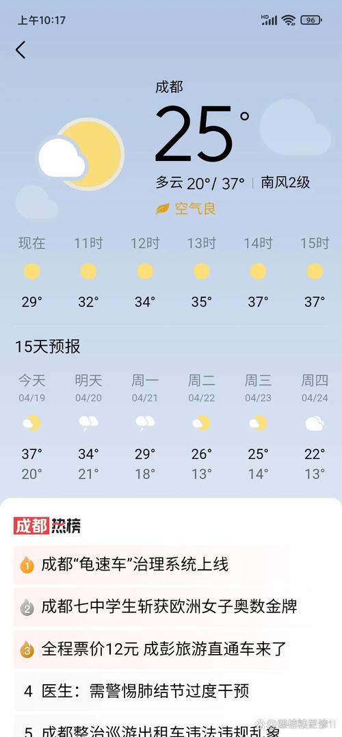 成都40天天气预报，15天天气预报查询成都-第1张图片-优品飞百科