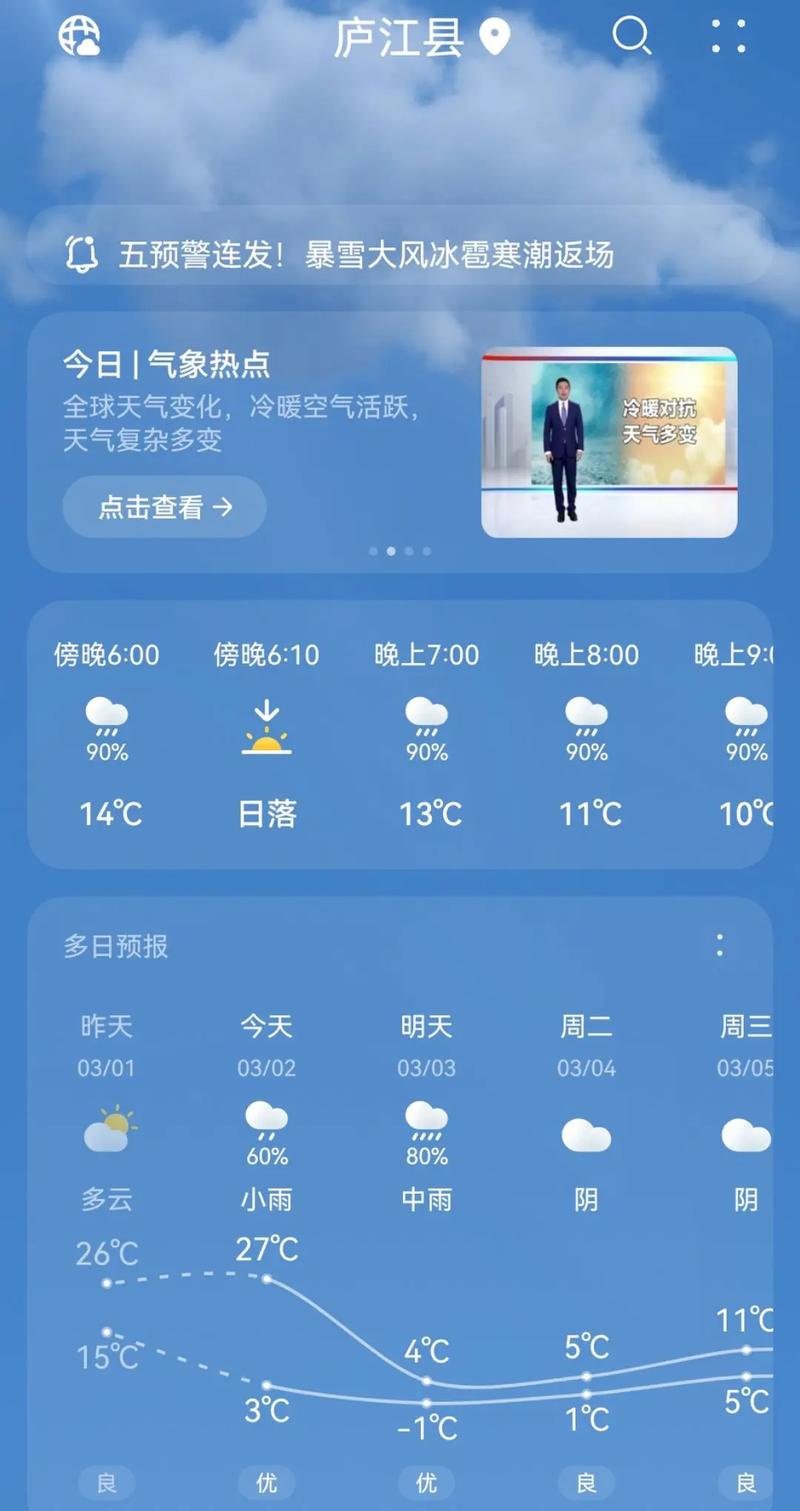 庐江县30天天气预报，庐江县30天天气预报今天-第2张图片-优品飞百科