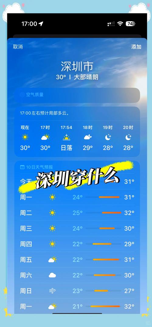 深圳天气预报15天气报，深圳天气预报15天气报2345-第5张图片-优品飞百科