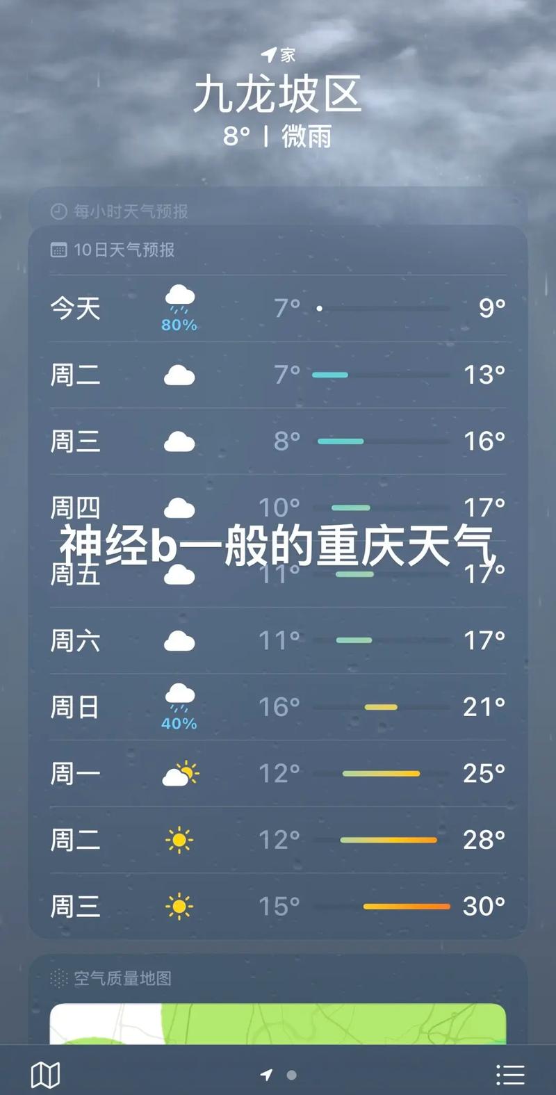 重庆15天气预报？重庆15天气预报天准确 一个月？-第1张图片-优品飞百科
