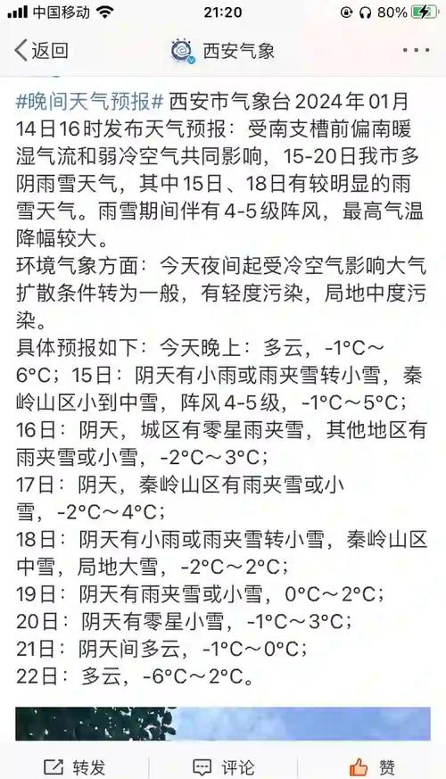 西安天气预报15天气？西安未来几天的天气预报情况？-第4张图片-优品飞百科
