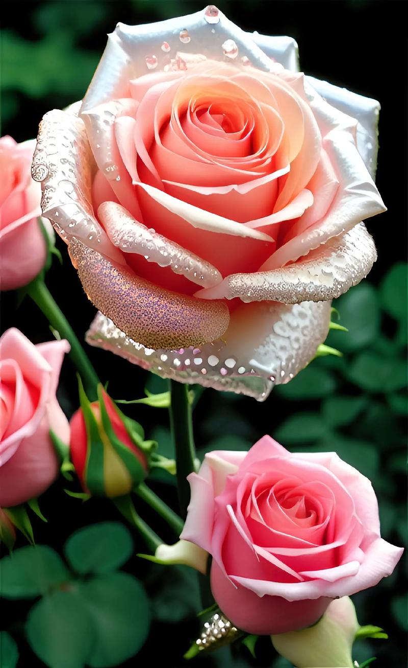 玫瑰花像什么，玫瑰花图片，玫瑰花像什么,玫瑰花图片怎么画？-第2张图片-优品飞百科