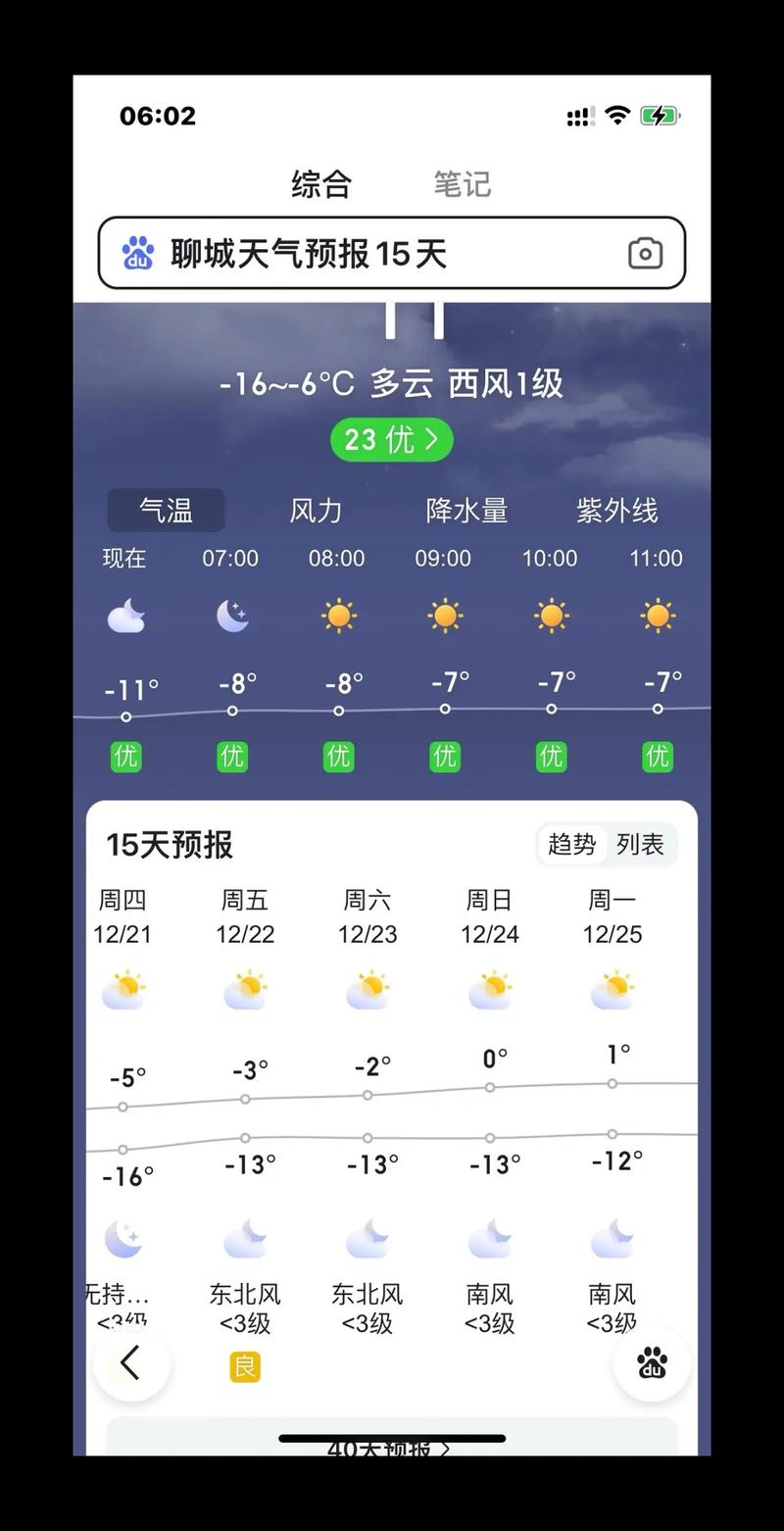 聊城最新天气预报，聊城最新天气预报湿度查询-第4张图片-优品飞百科