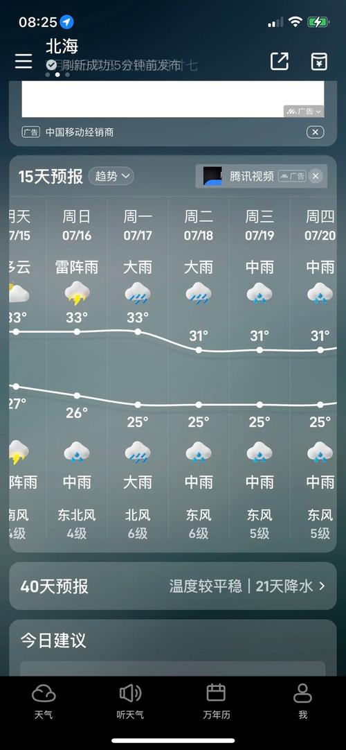 北海今天天气预报？北海今天天气预报24小时查询？-第2张图片-优品飞百科