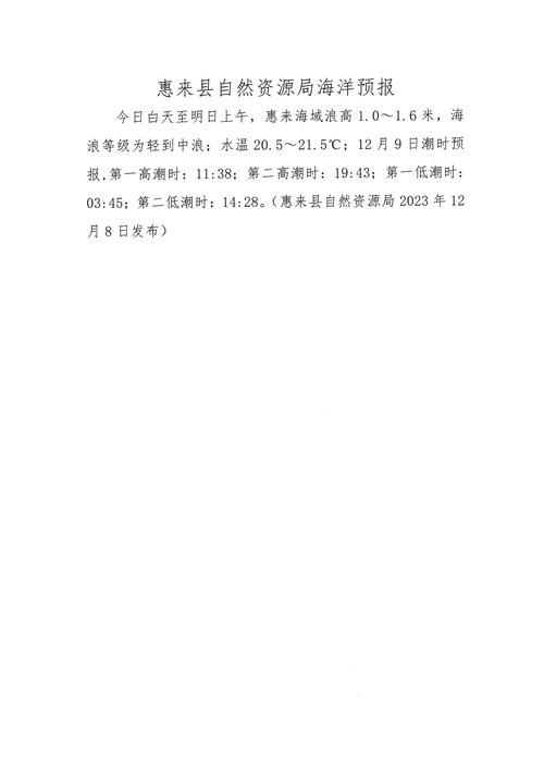 揭阳惠来天气预报，揭阳惠来天气预报一周 7天-第5张图片-优品飞百科