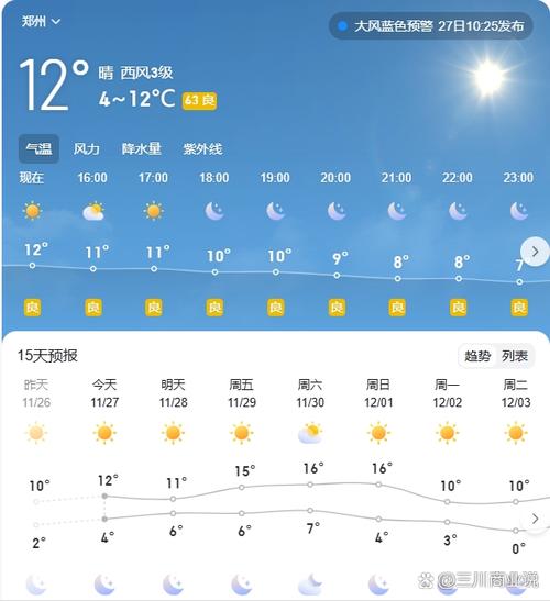 郑州一个月天气预报，郑州一个月天气预报30天-第3张图片-优品飞百科