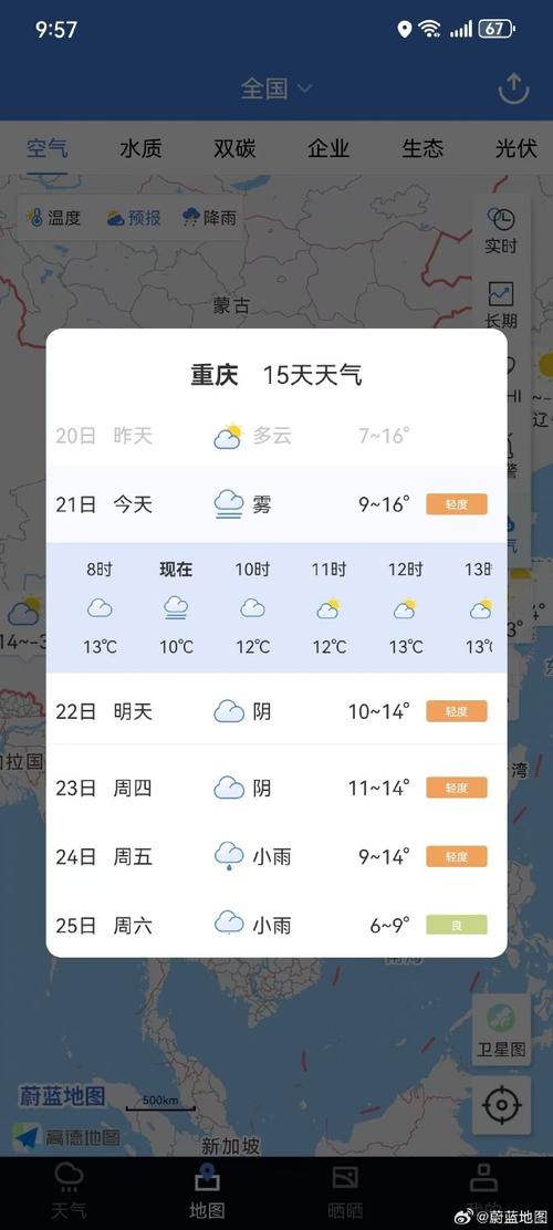 重庆天气预报十五天，重庆天气预报十五天沙坪坝-第1张图片-优品飞百科
