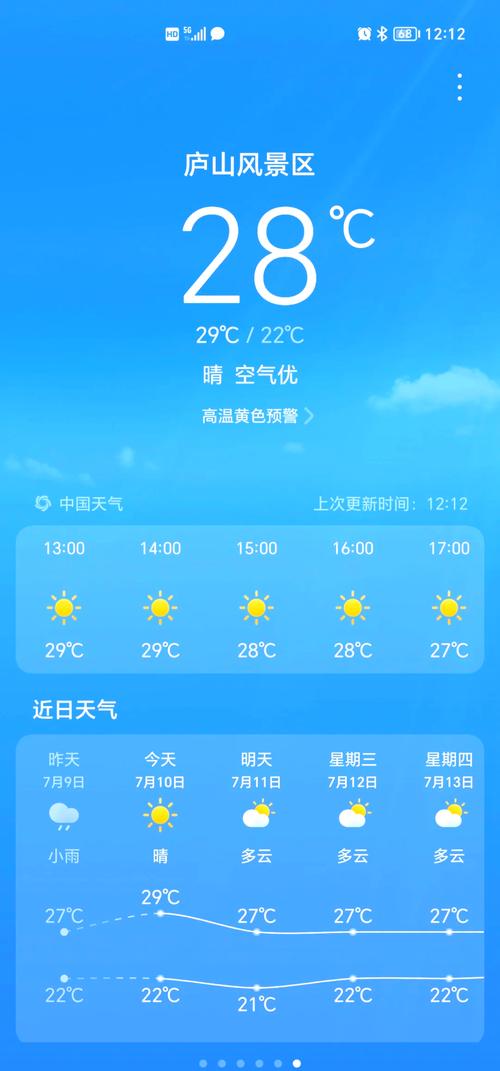 江西庐山风景区天气预报15天？庐山景区天气预报15天查询结果？-第1张图片-优品飞百科