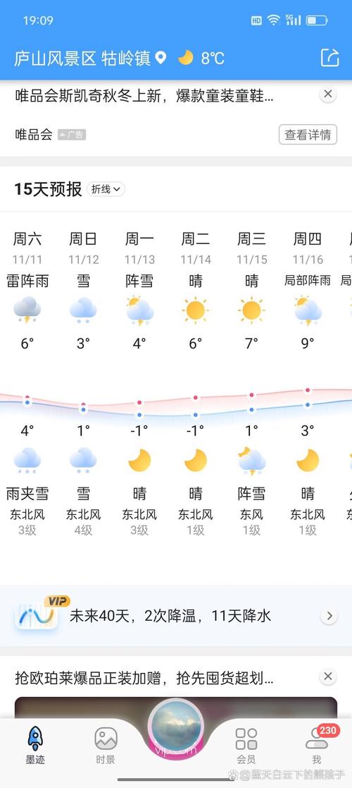江西庐山风景区天气预报15天？庐山景区天气预报15天查询结果？-第3张图片-优品飞百科