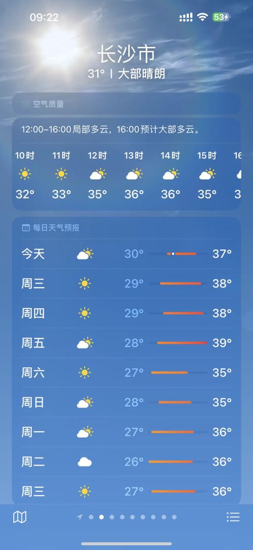 长沙天气实时天气预报？长沙天气实时天气预报30天？-第1张图片-优品飞百科