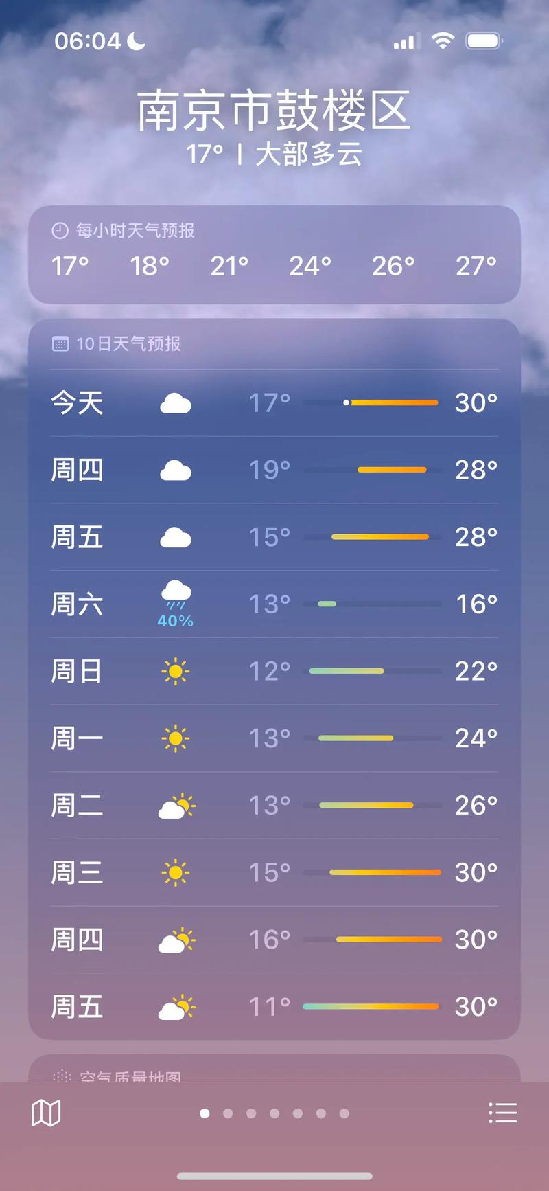 南京六月份天气预报，南京六月份天气预报表-第5张图片-优品飞百科