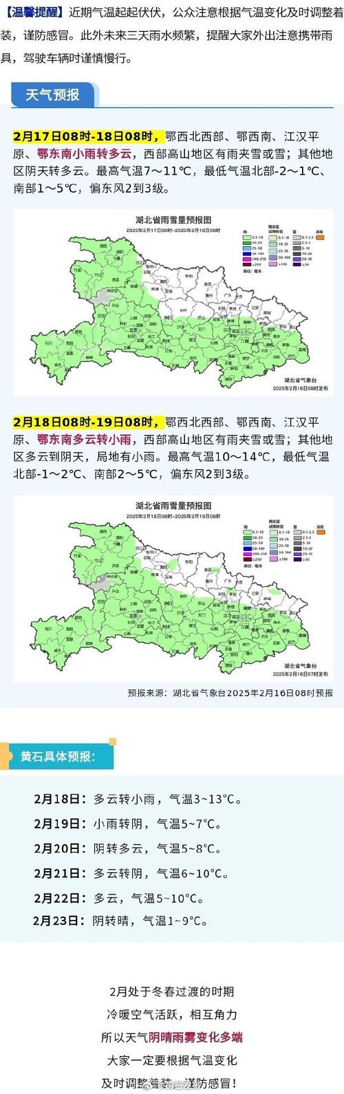 黄石明天天气预报，请问黄石明天的天气-第3张图片-优品飞百科