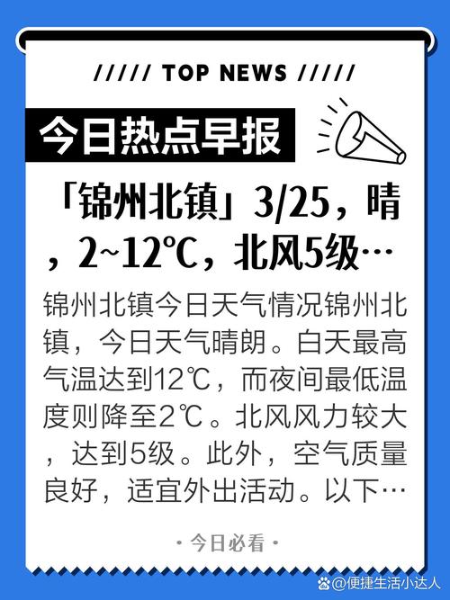 锦州天气预报一周，锦州天气预报一周 7天查询-第2张图片-优品飞百科