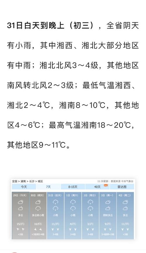 长沙天气预报15天查询结果？长沙天气预报30天查询结果？-第1张图片-优品飞百科