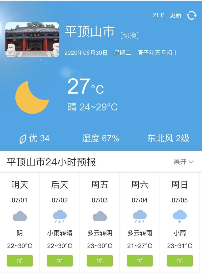 平顶山天气预报15天,平顶山天气预报15天当地天气查询表格-第6张图片-优品飞百科 平顶山天气预报15天,平顶山天气预报15天当地天气查询表格-第6张图片-优品飞百科