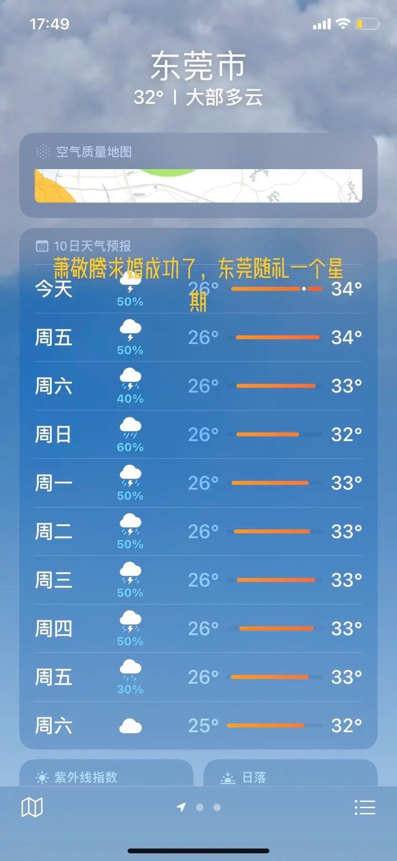广东东莞天气预报一周天气预报，东莞天气预告一周查询？-第5张图片-优品飞百科