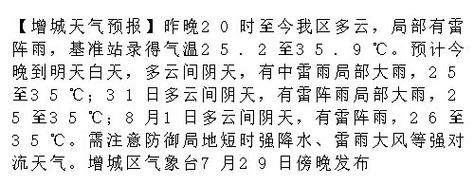 增城区天气预报？增城区天气预报实时查询？-第3张图片-优品飞百科