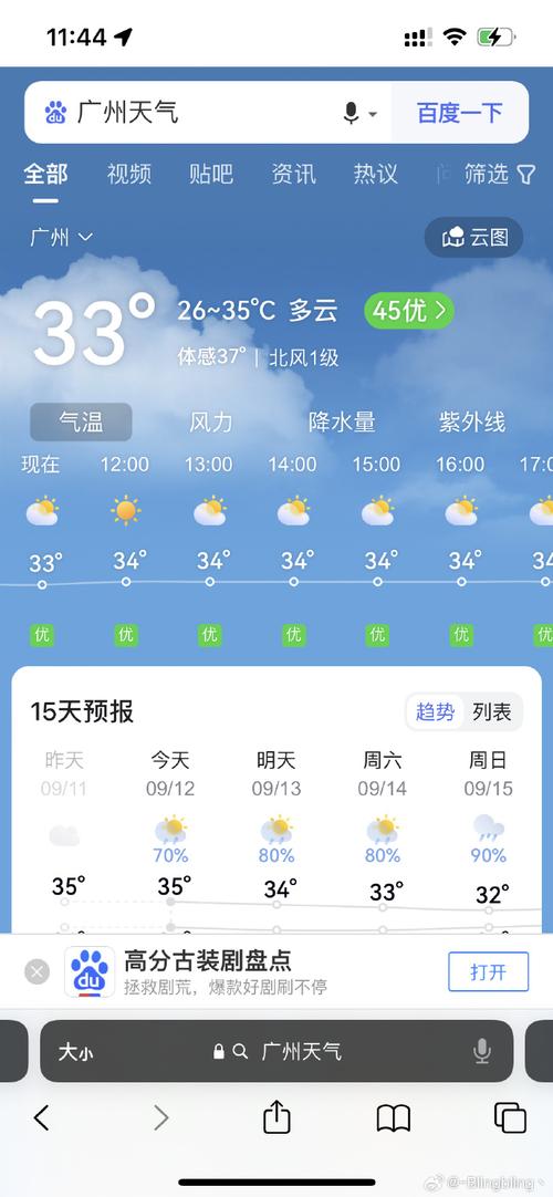 广州今天天气预报，广州暴雨最新消息今天-第3张图片-优品飞百科