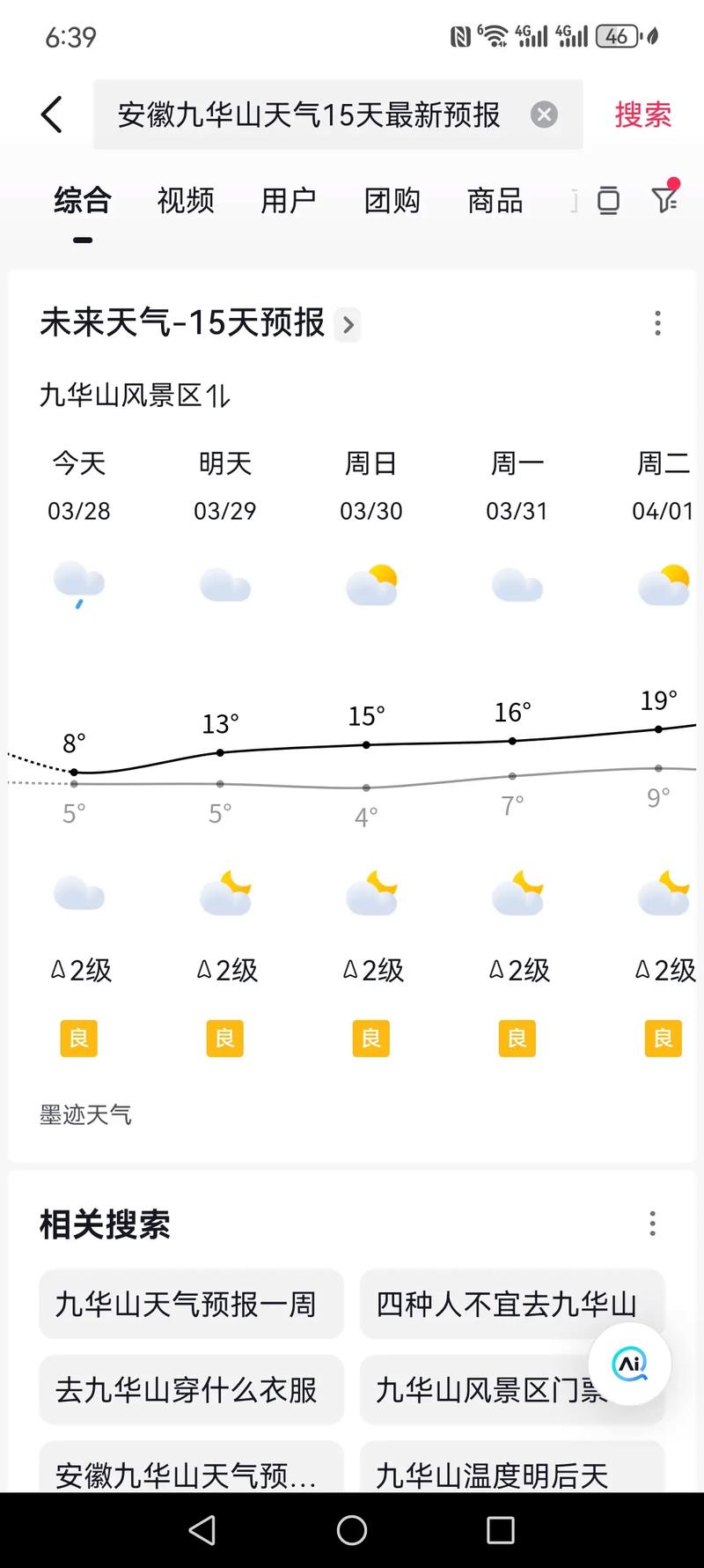 九华山天气预报30天，九华山天气预报30天查询？-第2张图片-优品飞百科