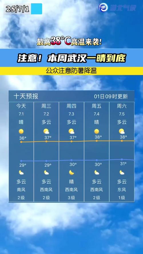 一周天气预报武汉？一周天气预报武汉15天？-第1张图片-优品飞百科