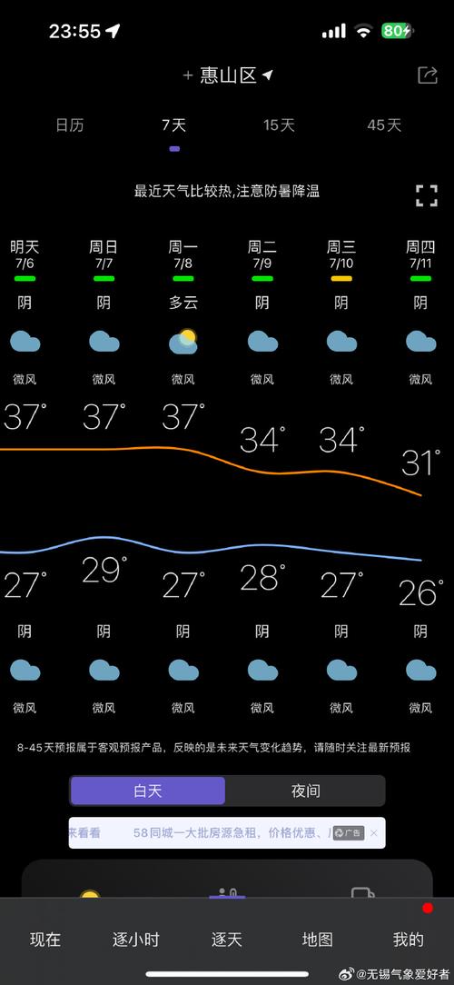 无锡市天气预报15天，无锡市天气预报15天查询-第2张图片-优品飞百科