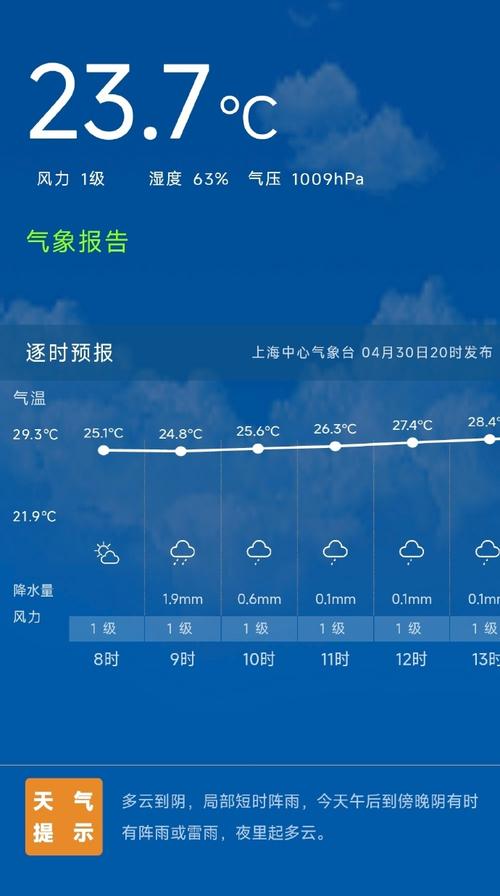上海杨浦区今日天气预报，上海杨浦区今日天气预报详情-第1张图片-优品飞百科