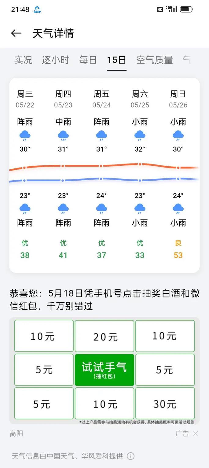 天气顼查询15天？天气预报 15天？-第3张图片-优品飞百科