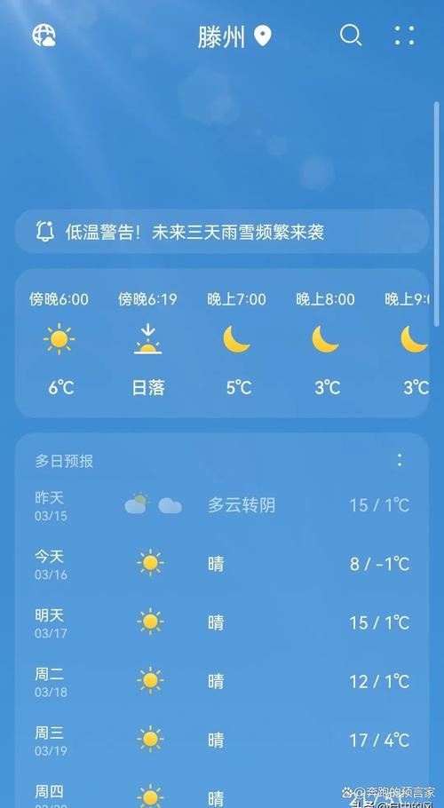 滕州天气预报一周的天气，滕州天气预报15天气-第2张图片-优品飞百科