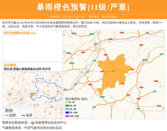 天气预报30天利川？利川天气预警？