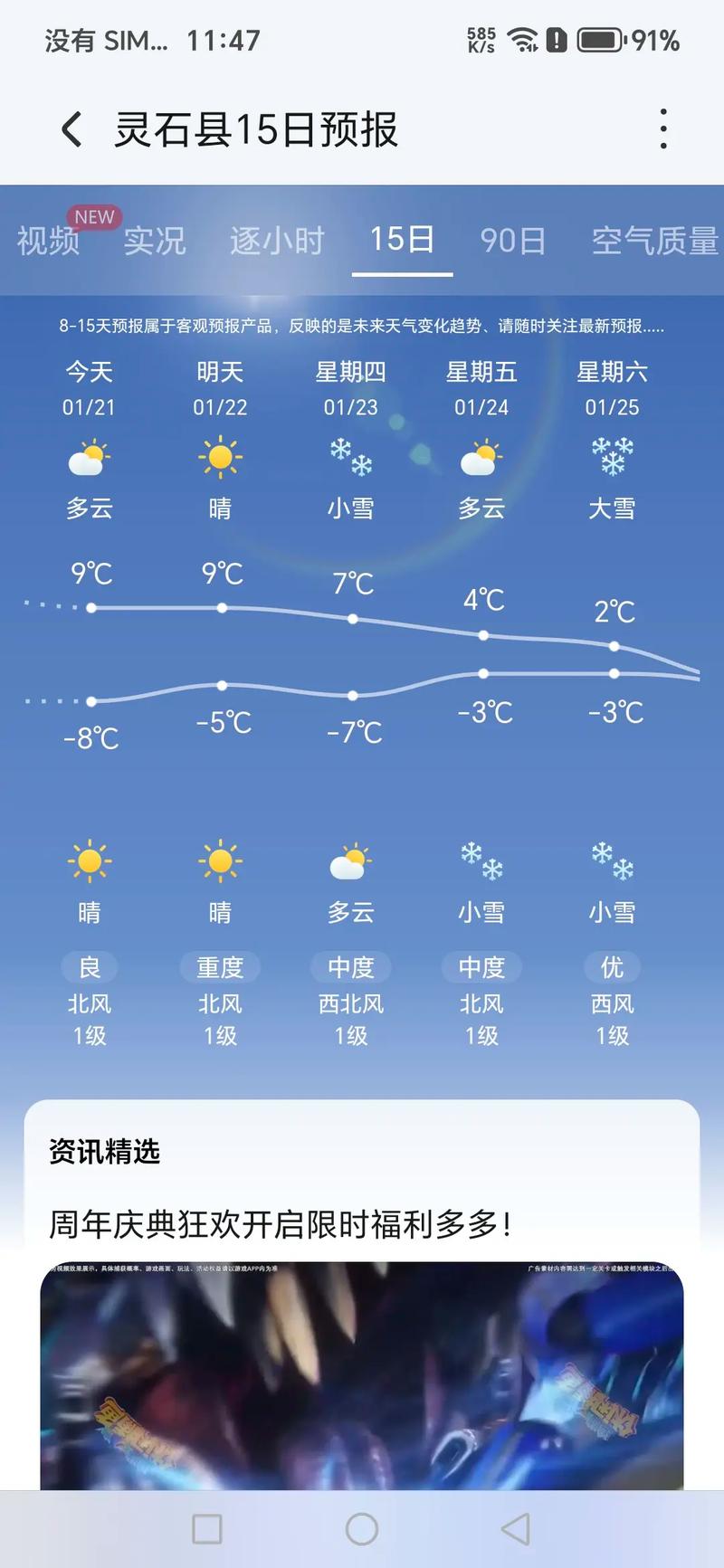 山西灵石24小时天气预报，山西晋中市灵石县天气预报-第2张图片-优品飞百科