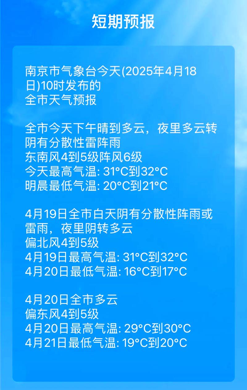 南京下周的天气预报？南京下周天气如何？-第5张图片-优品飞百科