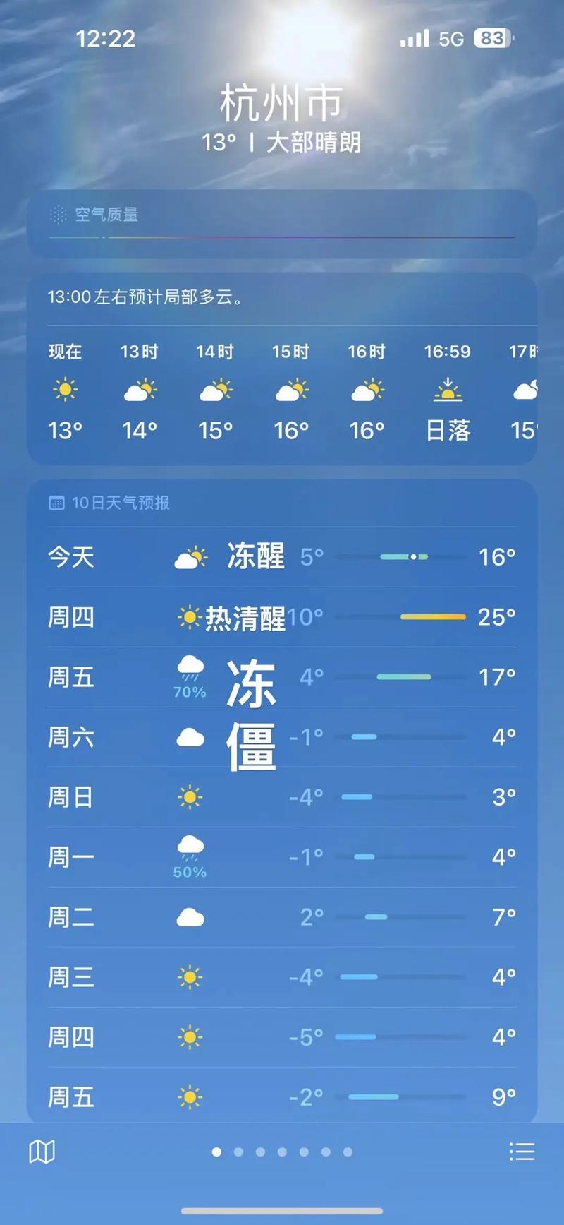 杭州天气三天预报最新？杭州天气预报3天准确？-第5张图片-优品飞百科