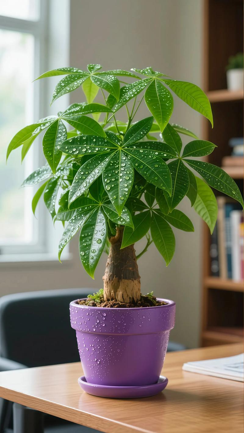 发财树栽多深，和什么搭配栽，根部种多深？发财树长多高适宜？-第3张图片-优品飞百科