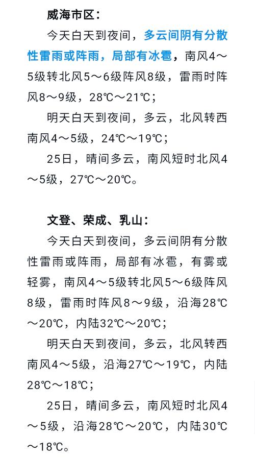 威海气象台天气预报查询？威海气象局天气预报？-第3张图片-优品飞百科