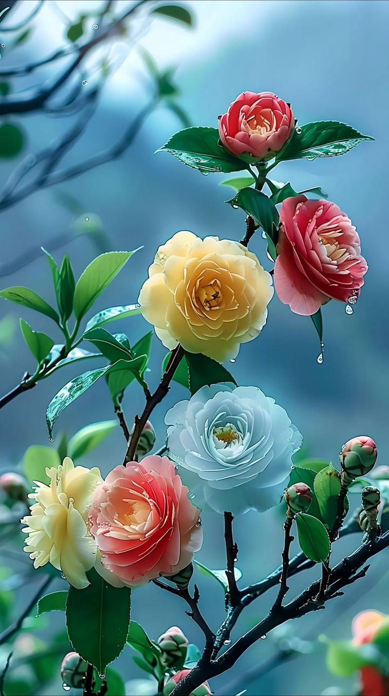 山茶花长什么样，山茶花长什么样有什么特点-第2张图片-优品飞百科