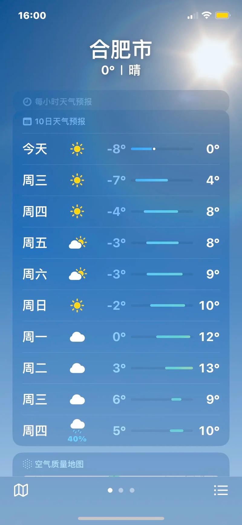 查合肥天气预报15天气预报，百度合肥天气预报15天天气预报？-第5张图片-优品飞百科