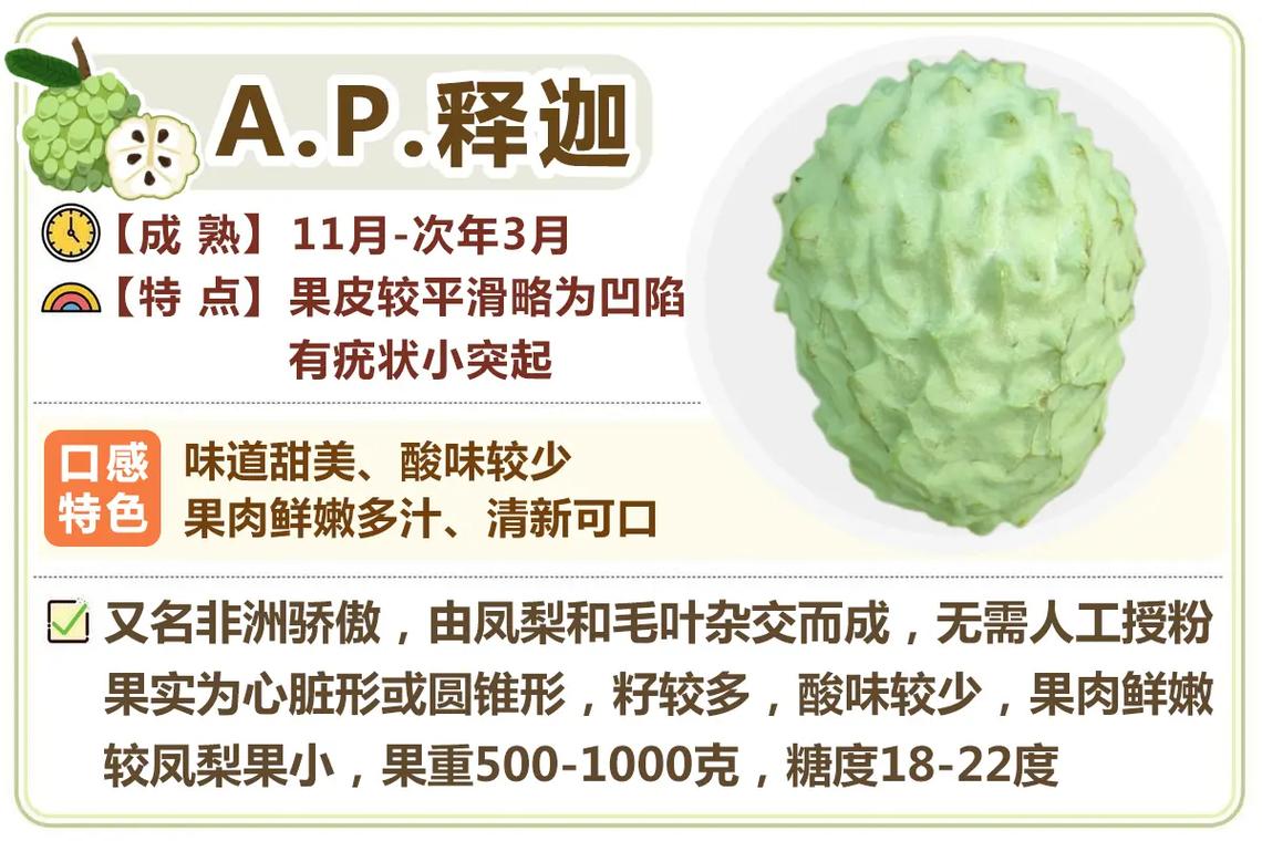 番荔枝和释迦的区别？番荔枝释迦果长得不一样？-第3张图片-优品飞百科