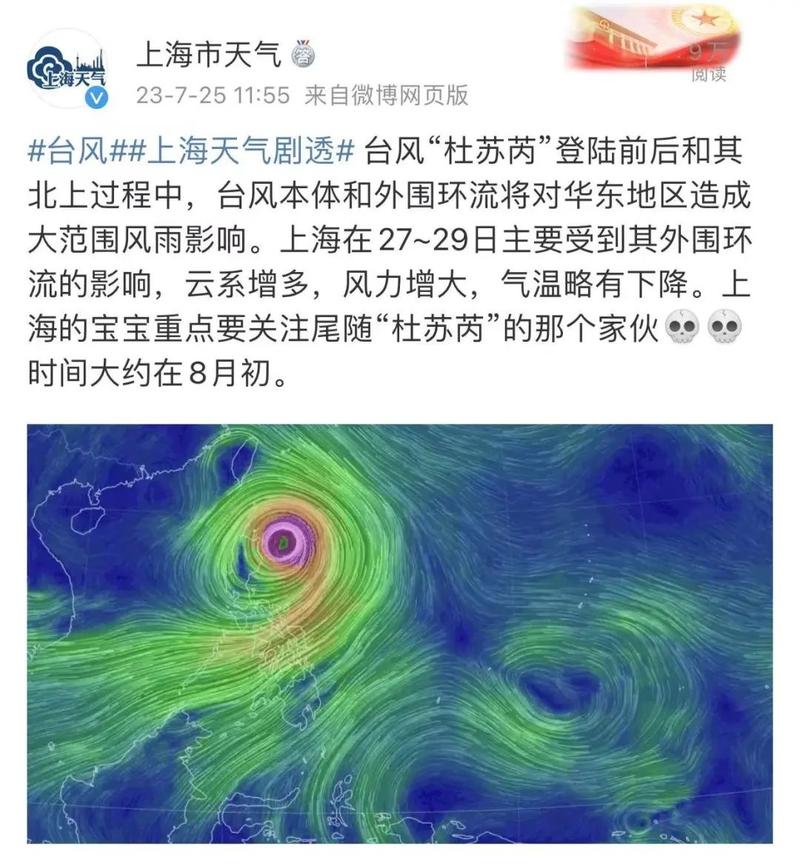 上海天气台风预警？上海天气台风预警等级？-第3张图片-优品飞百科